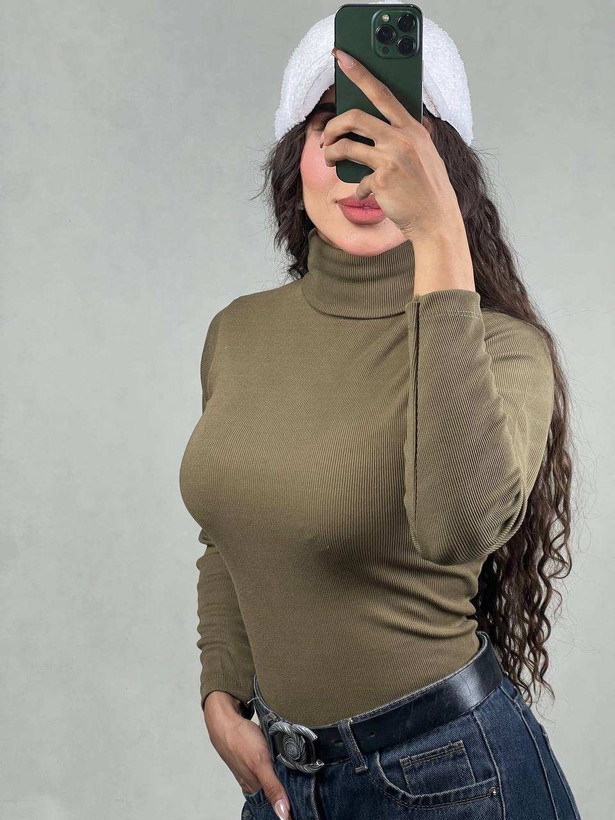 بلوز یقه اسکی زنانه فانریپ پاییزه | قد ۶۰ سانتیمتر